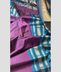 Magenta and Blue Ivy color gadwal sico sarees with all over checks design -GAWI0000935
