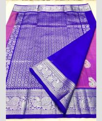 Magenta and Royal Blue color venkatagiri pattu sarees with all over buttas design -VAGP0001153