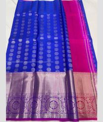 Royal Blue and Pink color kanchi Lehengas with all over buttas design -KAPL0000250