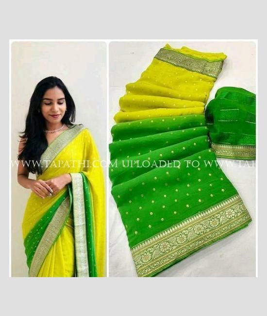 Buy Phenomenal Parrot Green Heavy Designer Silk Saree | Designer Sarees