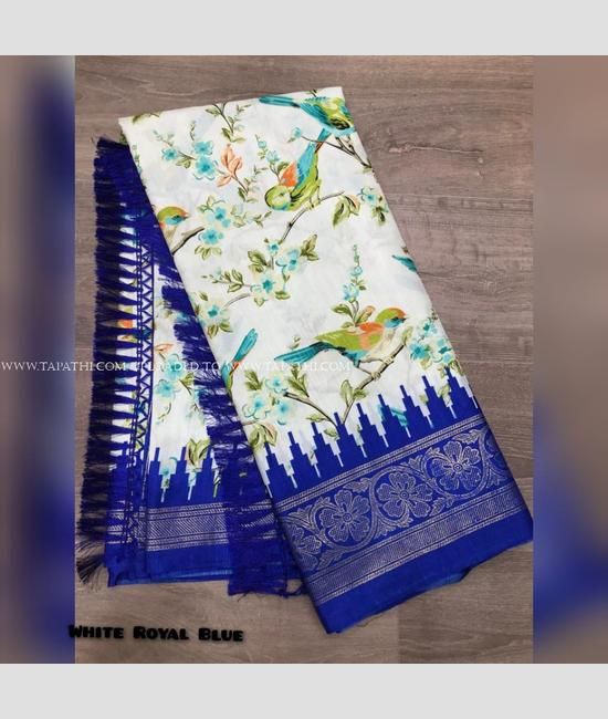 Blue - Banarasi Silk - Sarees: Shop online Sarees