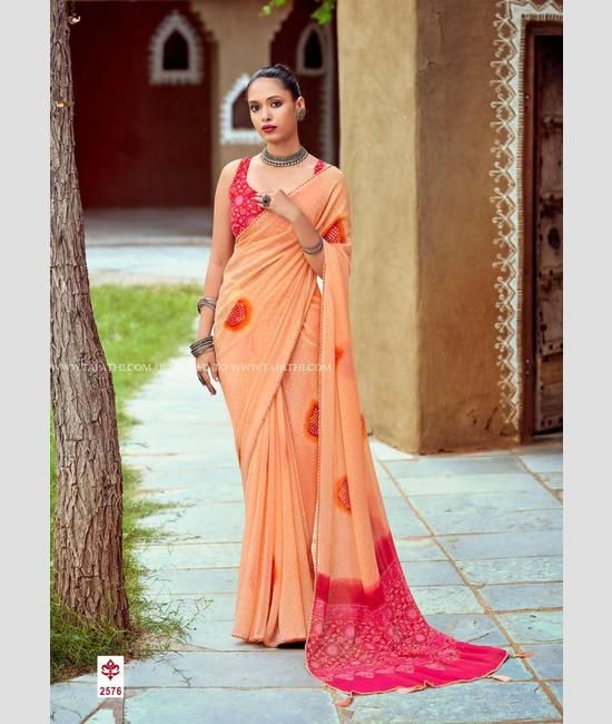 Saroj Fantasy Designer Georgette Saree