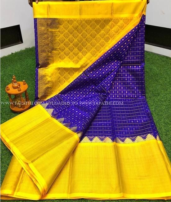 Uppada Pure Silk Mahanati Checks Saree – Uppadasarees.in