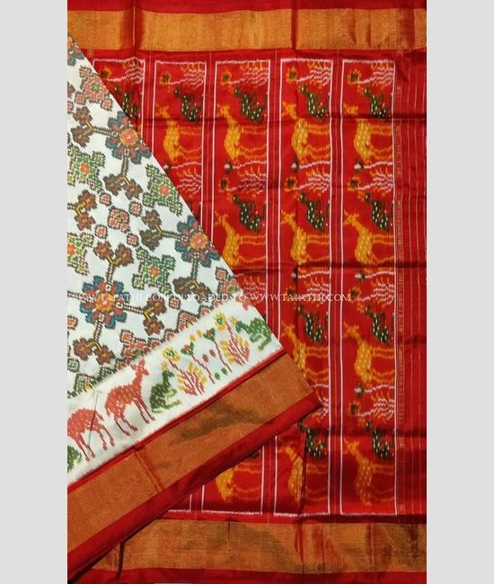 Sarah' Handloom Pochampally Ikat Saree : Unique Handloom Ikat Saree – Ek  Dori