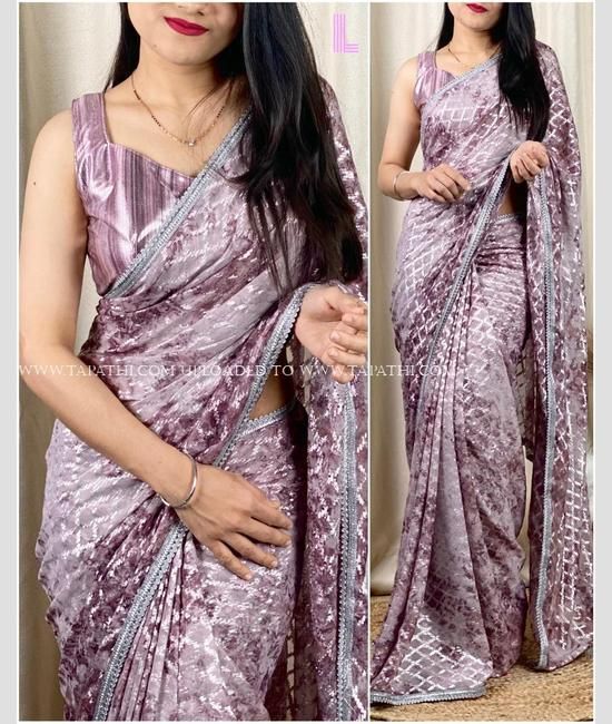 TFH Silver Screen Party Wear Designer Sarees 16 — Womenz Fashion