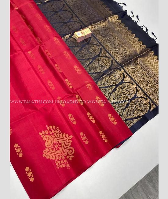 Buy Black & Red Sarees for Women by GRANTHVA-FAB Online | Ajio.com