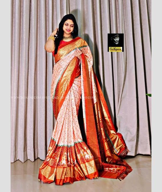 Soch Womens Mustard Crepe Saree With Floral Kalamkari Print And Zari Borders  : Amazon.in: Fashion