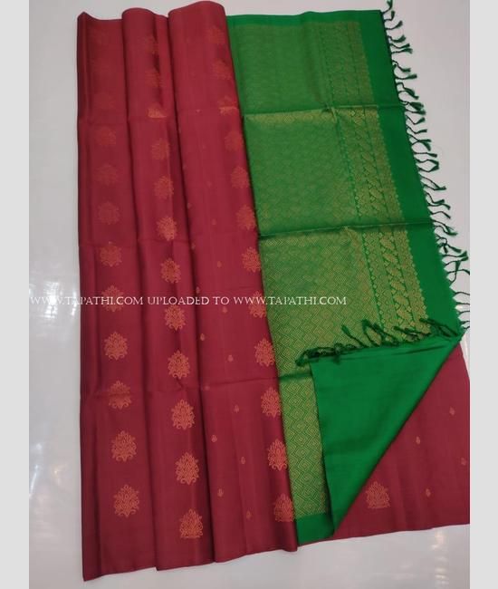 Traditional Green Soft Silk Saree With Ideal Blouse Piece – LajreeDesigner