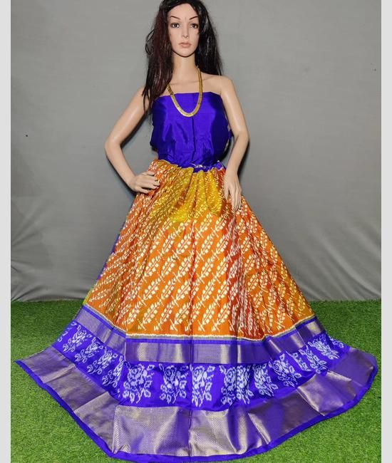 Ikkat silk lehengas online hotsell