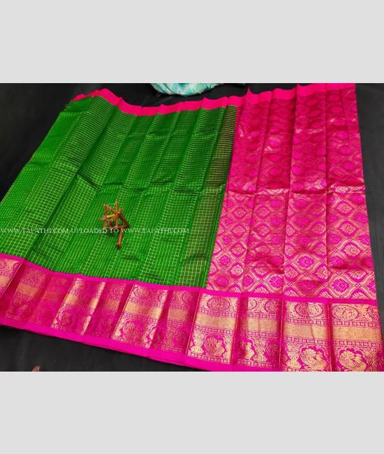 Buy Siril Poly Silk Green Color Saree with Blouse piece Online at Best  Prices in India - JioMart.