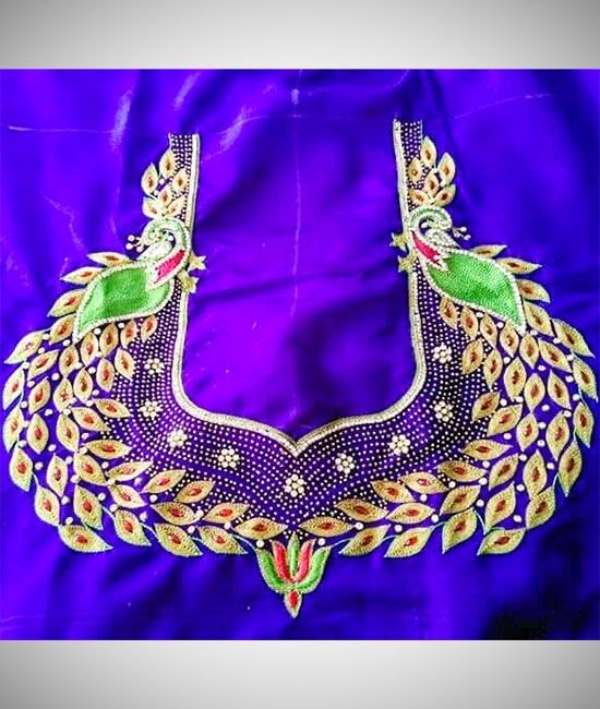 Buy Maggam Work Blouse Aari Work for Blouse Saree Blouse With Handmade  Embroidery Designer Blouse Wedding Blouse Aari Work Blouse Online in India  - Etsy