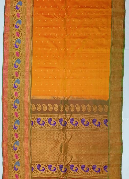 Gadwal pure silk saree | Saree, Pure silk sarees, Silk sarees