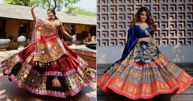 Latest Navratri special lehenga choli